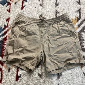 Abercrombie Linen Shorts - Tan